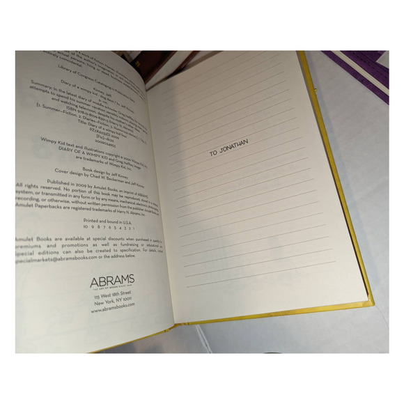 Lot 5 Diary Of A Wimpy Kid Hardcover Teen Books Never Read Jeff Kinney Mint - Picture 7 of 11